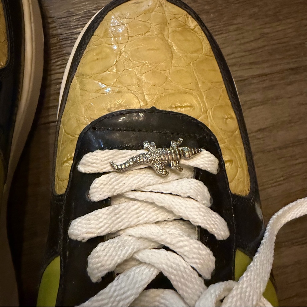 Slick Exotica Men’s Croc Crocodile Alligator Shoes Sneakers Size 9 - Picture 11 of 13